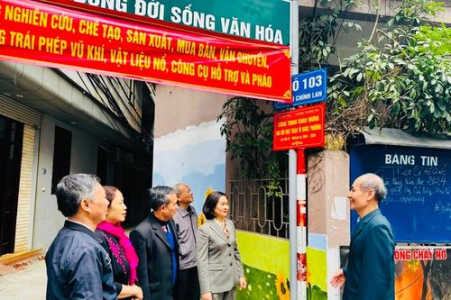 Quận Thanh Xuân: nhân rộng mô hình Tổ dân phố văn hóa '5 không'