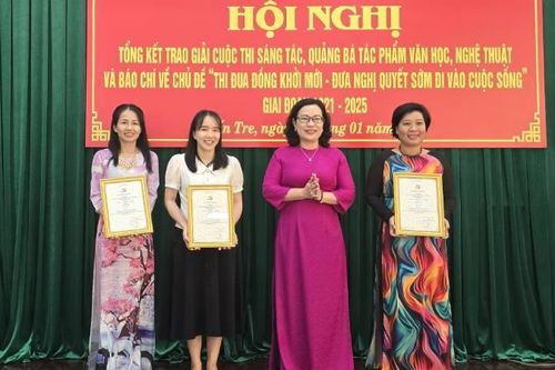 32 tác phẩm đoạt giải Cuộc thi sáng tác tác phẩm văn học, nghệ thuật và báo chí