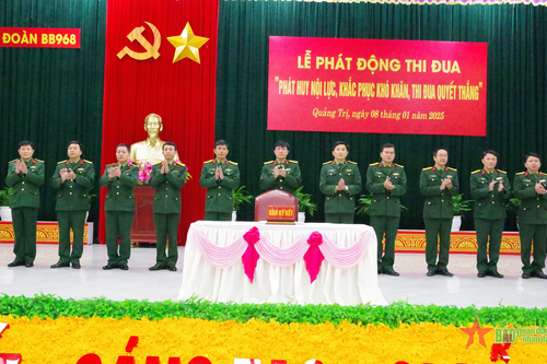 Sư đoàn 968 (Quân khu 4) phát động phong trào thi đua giai đoạn 1 năm 2025