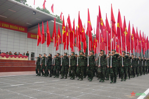 Cục Quân huấn - Nhà trường kiểm tra huấn luyện diễu binh tại Sư đoàn 316