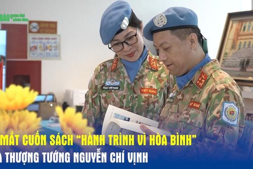 Ra mắt cuốn sách 'Hành trình vì hòa bình' của Thượng tướng Nguyễn Chí Vịnh