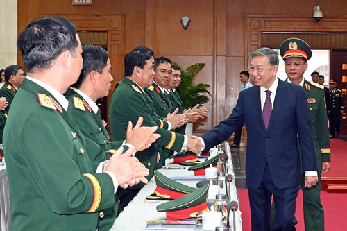 Tổng Bí thư Tô Lâm thăm, làm việc tại Quân khu 7