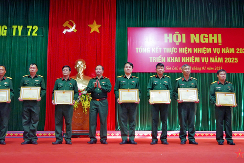 Công ty 72: Các giá trị sản xuất, doanh thu năm 2024 tăng cao so với năm 2023