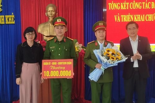Khen thưởng Công an Q. Thanh Khê khám phá chuyên án lừa đảo trên không gian mạng