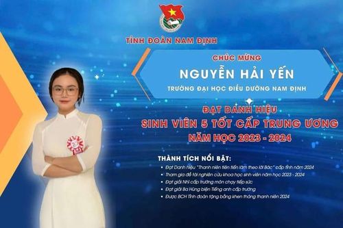 Tôn vinh Sinh viên 5 tốt: Hành trình cống hiến nhiệt huyết của Nguyễn Hải Yến