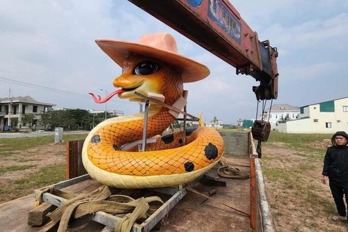 Linh vật năm Ất Tỵ 'siêu cấp đáng yêu' tại Quảng Trị