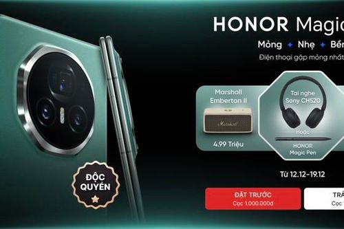 Ngắm nghía smartphone màn hình gập mỏng nhất TG tại Việt Nam