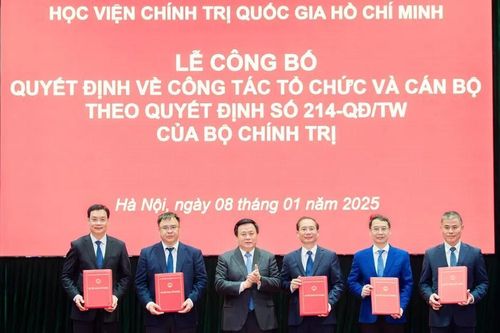PGS.TS Trần Thanh Giang làm Phó Giám đốc Học viện Hành chính và Quản trị công