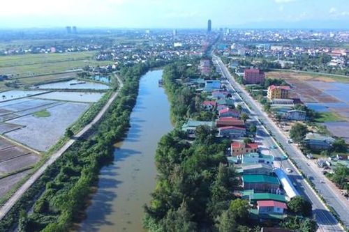 Hình hài thành phố Hà Tĩnh khi vươn mình ra phía biển