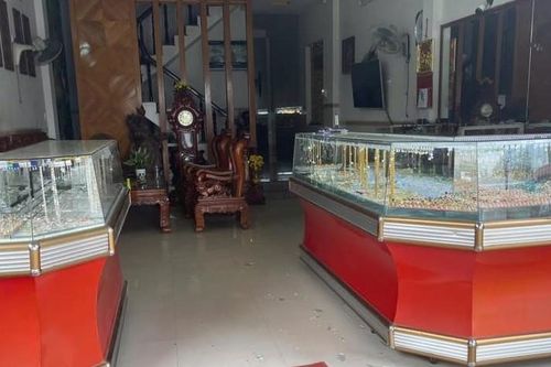 Người đàn ông trèo lên ngọn dừa trốn sau khi dùng bình hơi cay cướp tiệm vàng