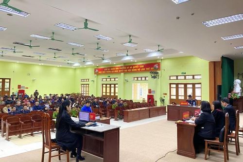 Phối hợp tổ chức phiên tòa xét xử lưu động tuyên truyền pháp luật dịp Tết Nguyên đán 2025