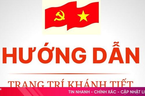 Trang trí khánh tiết, nghi lễ và một số nội dung liên quan đại hội đảng bộ các cấp
