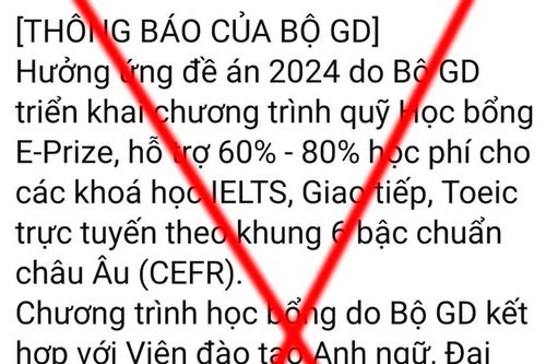 Bộ Giáo dục và Đào tạo cảnh báo hiện tượng trang Facebook mạo danh Bộ
