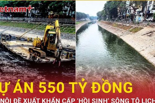 Bản tin 60s: Hà Nội xin cấp phép dự án 'cứu' sông Tô Lịch trị giá 550 tỷ đồng