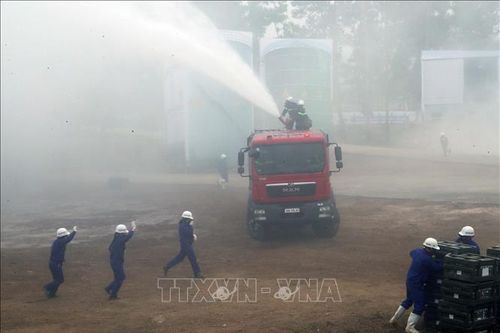 Diễn tập phòng thủ dân sự ứng phó sự cố môi trường cấp quốc gia