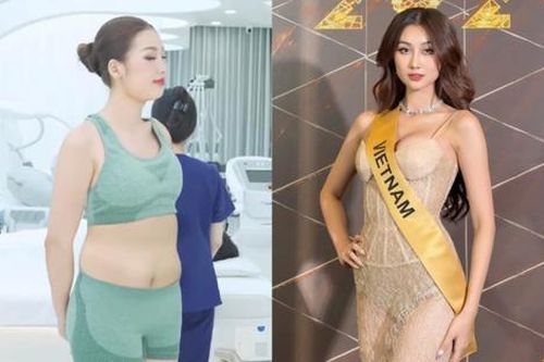 Hoa hậu Quế Anh gây bàn tán với hình ảnh bụng 'to tướng'