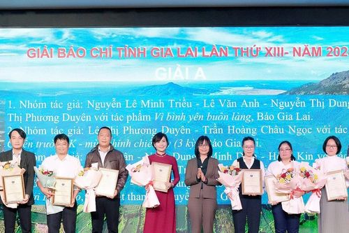 40 tác phẩm đạt giải báo chí tỉnh Gia Lai lần thứ XIII-năm 2024