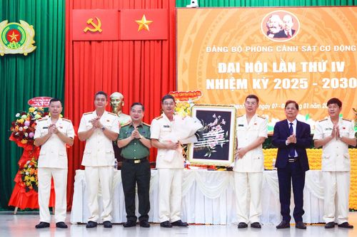 Đảng bộ Phòng Cảnh sát cơ động (Công an tỉnh): Tổ chức Đại hội lần thứ IV, nhiệm kỳ 2025 - 2030