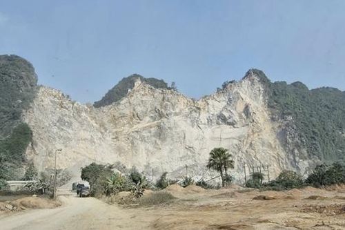 Sai phạm có hệ thống tại mỏ đá Công ty TNHH Anh Việt Hương