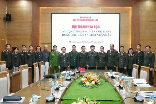 Xây dựng nhóm nghiên cứu mạnh trong Học viện ANND