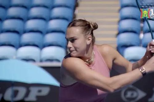 Aryna Sabalenka chuẩn bị cho giải GrandSlam đầu tiên trong năm
