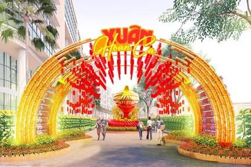 Hội hoa xuân Phú Mỹ Hưng Tết Ất Tỵ - 2025 với chủ đề Xuân hoan ca