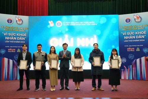 Báo Nhân Dân đoạt 3 giải B giải Báo chí toàn quốc 'Vì Sức khỏe nhân dân' lần thứ 2