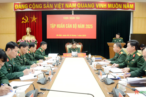 Cục Vận tải (Tổng cục Hậu cần) tập huấn cán bộ năm 2025