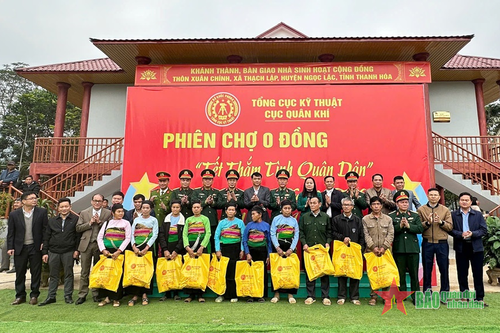 Tết sớm từ 'Phiên chợ 0 đồng' của Cục Quân khí, Tổng cục Kỹ thuật