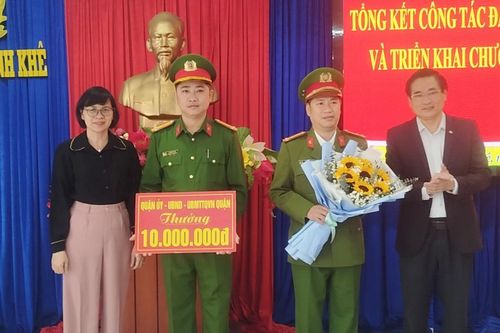 Khen thưởng Công an quận Thanh Khê khám phá chuyên án lừa đảo trên không gian mạng