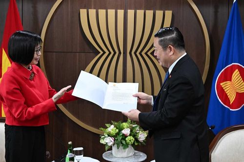 Công bố logo 50 năm quan hệ ASEAN-New Zealand, Tổng thư ký Kao Kim Hourn nhận lời mời dự Diễn đàn Tương lai ASEAN