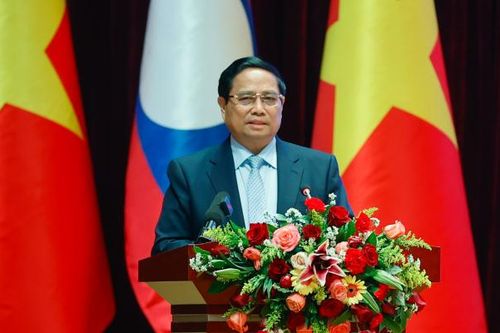 Thủ tướng Phạm Minh Chính: Lợi ích của hai đất nước cũng là lợi ích của doanh nghiệp Việt Nam - Lào
