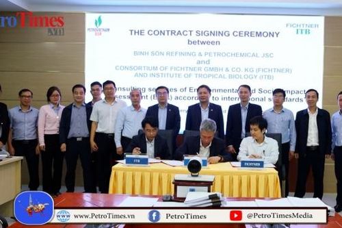 BSR ký hợp đồng tư vấn đánh giá tác động môi trường và xã hội phục vụ vay vốn Dự án NCMR NMLD Dung Quất