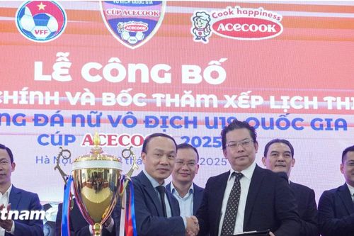Acecook Việt Nam tiếp tục đồng hành cùng Giải Bóng đá Nữ U19 Quốc gia 2025