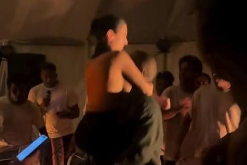 Nữ người mẫu gây tranh cãi vì lộ ảnh thân mật quá đà với chồng tại tiệc sinh nhật