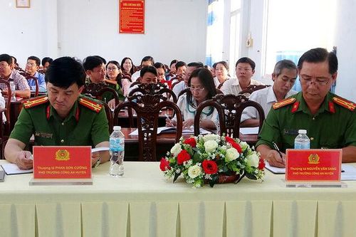 Huyện Tri Tôn triển khai mô hình 'Hệ thống chính trị trực tiếp tham gia bảo đảm an ninh, trật tự'
