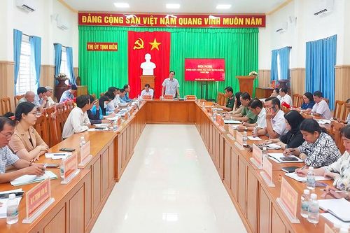 Thị ủy Tịnh Biên triển khai nhiệm vụ công tác xây dựng Đảng năm 2025