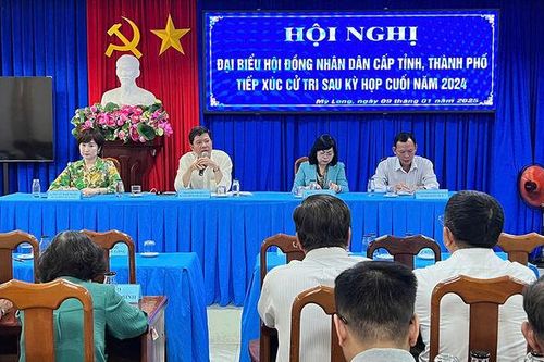 Đại biểu HĐND cấp tỉnh, thành phố tiếp xúc cử tri sau kỳ họp cuối năm 2024