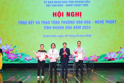 Trao giải Tặng thưởng văn học nghệ thuật tỉnh cho 20 tác giả và nhóm tác giả có tác phẩm xuất sắc
