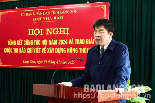 Tổng kết công tác Hội Nhà báo và trao giải cuộc thi báo chí viết về xây dựng nông thôn mới năm 2024