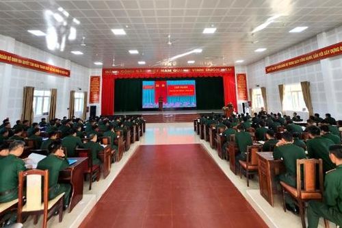 Bộ CHQS tỉnh tập huấn cán bộ đợt 1 năm 2025