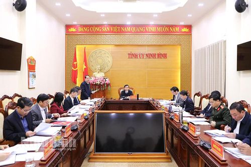 Hội nghị Ban Thường vụ Tỉnh ủy
