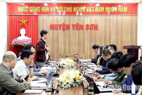 Bộ Nông nghiệp và Phát triển nông thôn làm việc với huyện Yên Sơn về dự án VPA/FLEGT
