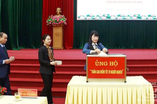 Võ Nhai: Trên 500 triệu đồng ủng hộ Tết vì người nghèo