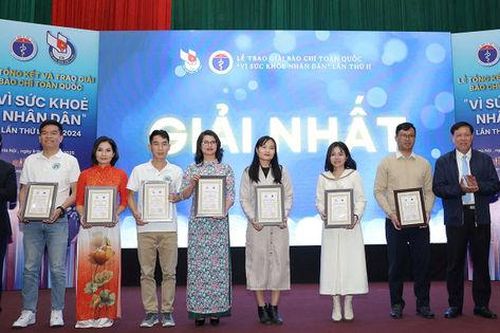 59 tác phẩm đoạt giải báo chí 'Vì Sức khỏe nhân dân' lần thứ II