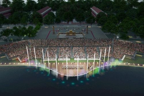 Huế: Xây dựng sân khấu ngoài trời hàng chục tỷ đồng dọc bờ sông Hương