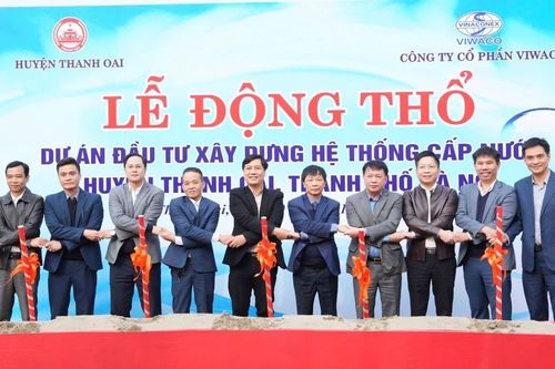 Huyện Thanh Oai: xây dựng mạng lưới cấp nước sạch cho 11 xã