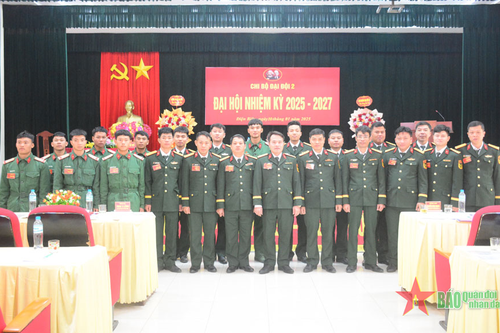 Bộ CHQS tỉnh Điện Biên: Đảng ủy Trung đoàn 741 tổ chức Đại hội Chi bộ điểm