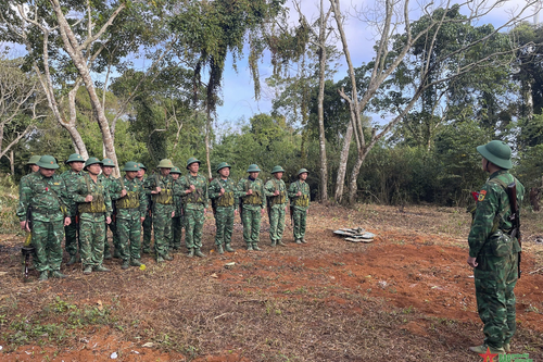 Bộ đội Biên phòng tỉnh Đắk Nông tập huấn cán bộ khung huấn luyện chiến sĩ mới