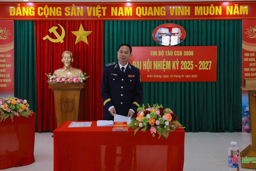 Đảng bộ Vùng Cảnh sát biển 4 tổ chức thành công đại hội làm trước